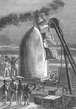 Jules Vernes måneraket af aluminium